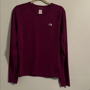 The North Face Maroon Long Sleeve Top